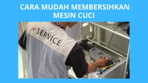 cara mudah membersihkan mesin cuci