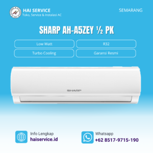 Jual AC Sharp Split 1/2 PK Semarang AH5ZEY Low Watt - Hai Service