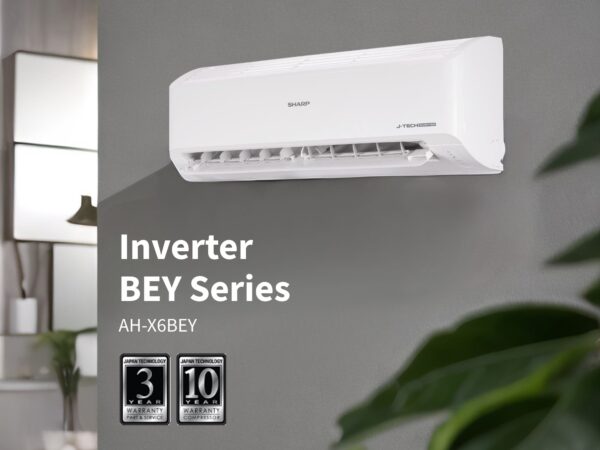 Sharp AC Split Inverter AH-06BEY 1/2 PK (J-Tech Inverter) - Image 4