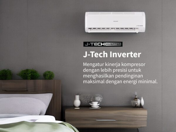 Sharp AC Split Inverter AH-06BEY 1/2 PK (J-Tech Inverter) - Image 2
