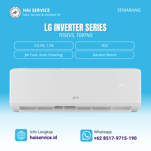 Jual AC LG Inverter Semarang T05EV5, T09TN5