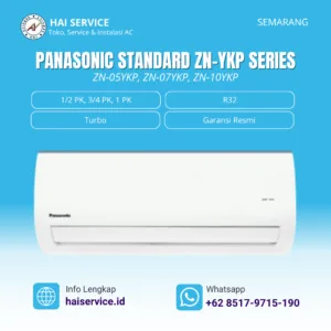 Jual AC Panasonic Standard Split di Semarang, 1/2 PK, 3/4 PK, 1 Pk