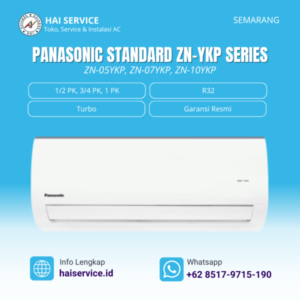 Jual AC Panasonic Standard Split di Semarang, 1/2 PK, 3/4 PK, 1 Pk