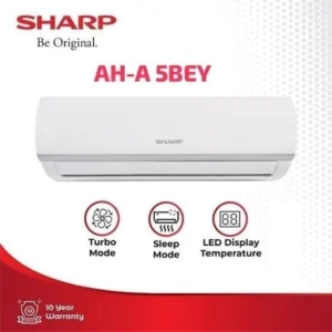 Sharp AC Split Standard AH-05BEY 1/2 PK (344 Watt) R32