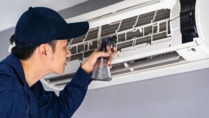 membersihkan evaporator AC tanpa bongkar unit