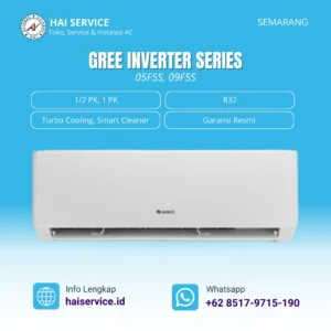 Gree AC Inverter SmartClean 05F5S 1/2 PK