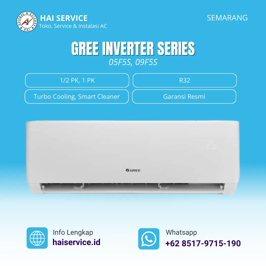 Gree AC Inverter SmartClean 09F5S 1 PK