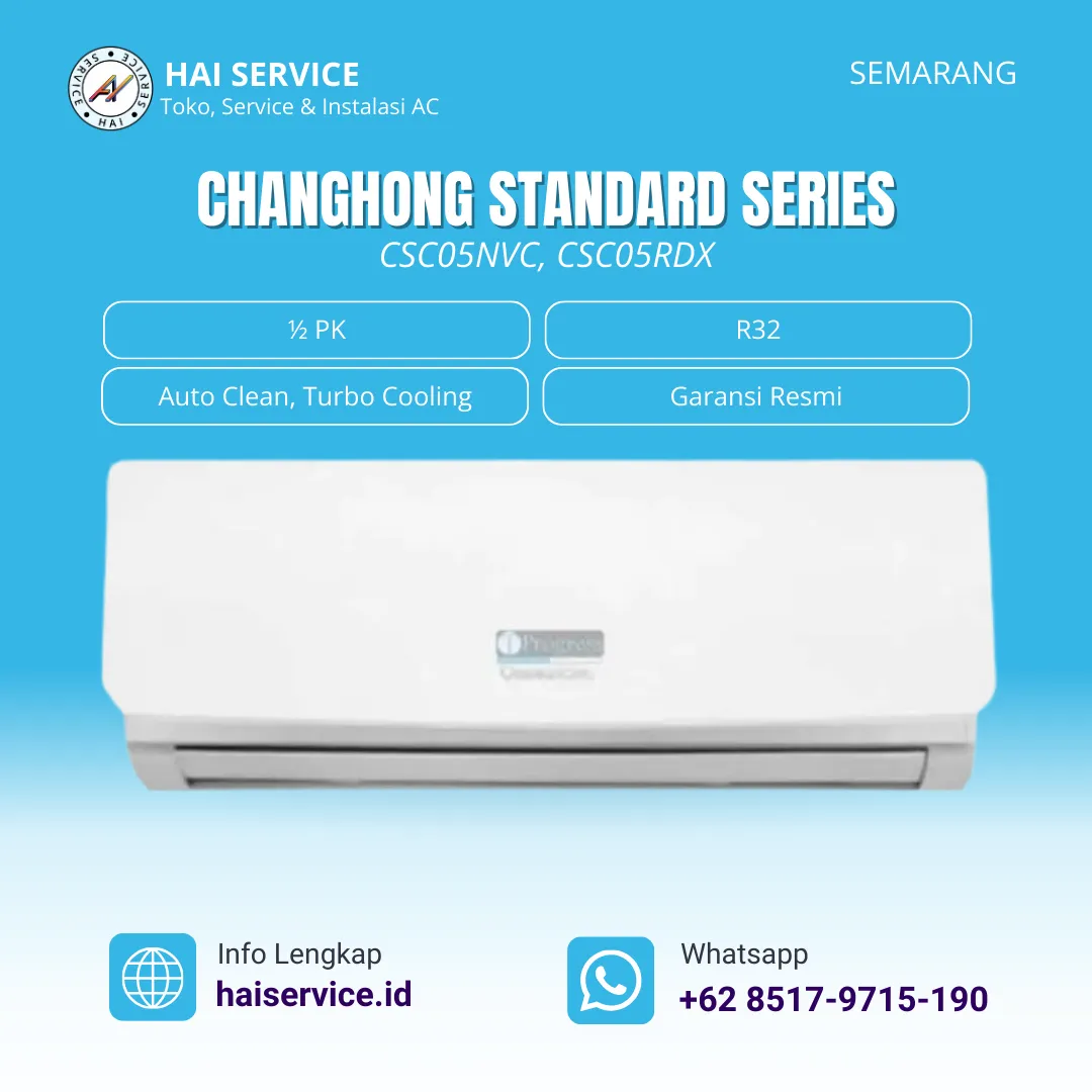 Changhong AC Split Low Watt 1/2 PK CSC-05RDX