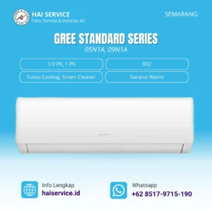 Gree AC Deluxe Standard 09N1A 1 PK Max Cooling
