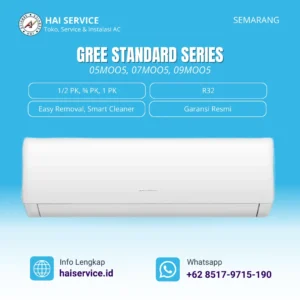 Gree AC Standard 05MOO5 1/2 PK (370 Watt)