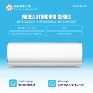 Midea AC Standard 3/4 PK MSAF-07CRN2 (640 Watt)